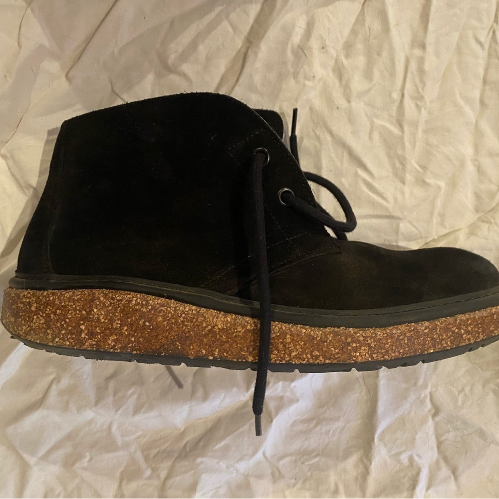 Birkenstock Women’s Casual Sneakers. Black Suede